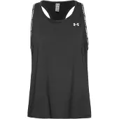 Under Armour Sporttop 'Knockout' zwart / wit