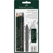 Faber-Castell grafietpotloden set - Pitt Graphite - 7-delig op blister - FC-112997