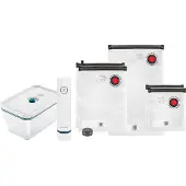 Zwilling Fresh+save Quick La Mer Glazen Set Schenktuit En Dop Vacuümverpakker