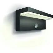 Philips myGarden wandlamp met sensor | Bustan | 2700K | Ultra Efficient | IP44 | 3.8W | Antraciet