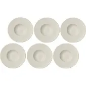 Villeroy & Boch Pastabord Manufacture Rock Blanc 29 cm (6-Delig)