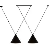 Toolight Plafondlamp Hangend In Loftstijl Zwart APP548-2CP
