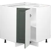Vicco Fame-Line Hoekkast – 80.5 cm, WB Eik Groen-Goud Landhuis