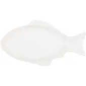 Clayre & Eef Kom Vis 375 ml Wit Keramiek