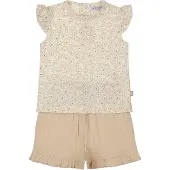 Dirkje Meisjes Kledingset - Beige