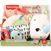 Fisher-Price op de buik spelen zwervende neushoorn