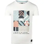 Koko Noko T-shirt wit Jongens Stretchkatoen Ronde hals Printopdruk - maat 92