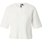 Pieces Gebreid vest 'PCSilly' wit