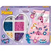 Hama strijkkralen 2400 stuks sieradenset paars