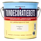 Hermadix Tuindecoratiebeits Dekkend Taupe White 717 2,5 LTR