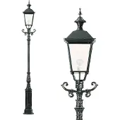 Ks Verlichting Nostalgische tuinlamp Wenen groen