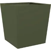 vidaXL Plantenbak 50x50x50 cm staal olijfgroen