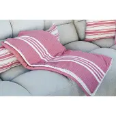 Lalay Hamam plaid XXL Krem Sultan dusty rose van Lalay