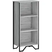 vidaXL Boekenkast 50x31x106 cm bewerkt hout grijs sonoma eikenkleurig