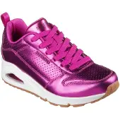 SKECHERS Sneakers laag 'Uno - Metallixs' fuchsia