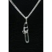 MOOYE ® - Collectie Zilveren Kettingzaag ketting hanger