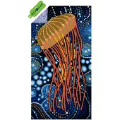 SooBluu sneldrogende reishanddoek strandlaken-Jelly– 100 x 190 cm