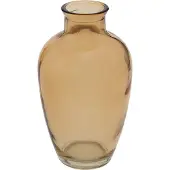 Atmosphera Glazen Scot Vaas - 9x6x11cm - Bruin