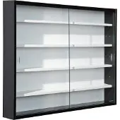 Interlink Publishing Wandvitrinekastje Collecty - zwart/wit