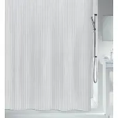 Spirella douchegordijn decor TWILL - WIT - PVC - 180 x 200 cm