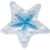 Spirella Antislipmat Asterie - 5 Matten - Blauw - 13x13cm