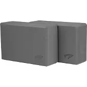 Avento Yoga Blok Set van 2 - Foam - Grijs