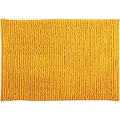 MSV Badkamerkleed/badmat tapijtje voor op de vloer - saffraan geel - 40 x 60 cm - Microvezel - Badmatjes