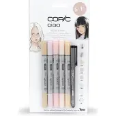 Copic Ciao markerset Portrait Colours 1 (6 stuks)