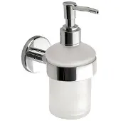 Aqualine Samba zeepdispenser 150ml, matglas, chroom