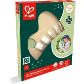 Toynamics Verfpalet - Hape - 1 houten palet - 6 bamboe kwasten - Voor kinderen vanaf 3 jaar
