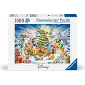 Ravensburger Puzzel Kerstmis met Disney 1000 stukjes Karton Puzzel
