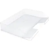Viking Liggend Brievenbakje PS (Polystyreen) Stapelbaar A4+ Transparant