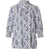 ONLY Blouse 'ONLRaya' nachtblauw / wit
