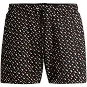 BOSS Zwemshorts 'Manu New' ombergrijs / zwart / wit