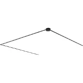 QAZQA Modern railsysteem zwart 1-fase 600 cm met ronde voeding - Magnetic