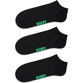 Happy socks Sokken neongroen / zwart