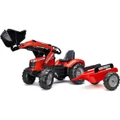 Falk Massey Ferguson 8740s traptractor met bak en aanhanger, 3-7 jaar