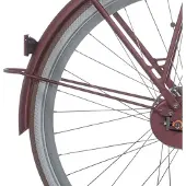 Cortina spatbordstang achter 28 e-u4 rose matt