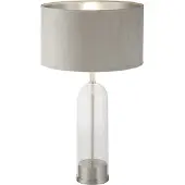 Searchlight Unieke tafellamp Oxford met taupe kap