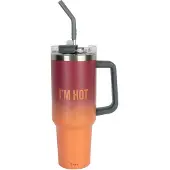 Fisura XXL Thermos I'm Hot | Garnet Gradient