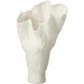 J-Line Vaas Corolla Narrow Ceramic White