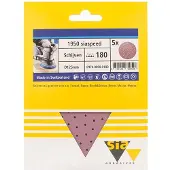 Sia siaspeed schuurschijf rond multigat P180 - 125 mm. (5 stuks)
