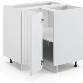 Vicco Fame-Line Hoekkast – 80.5 cm, WB Antraciet Wit Landhuis