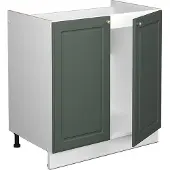 Vicco Fame-Line Wastafelkast – 80 cm, WB Antraciet Groen-Goud Landhuis