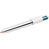 BIC 4 Colours Shine Intrekbaar Balpen Multikleur 0,4 mm Medium Balpen Navulbaar