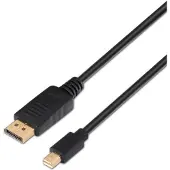 Aisens A124-0131 DisplayPort kabel 2 m Mini DisplayPort Zwart