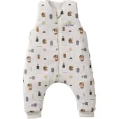 Vertbaudet Jumpsuit met voetjes PETIT ELEPHANT, afneembare lange mouwen