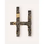 DOGGUO hondenharnas ZEBRA-HARNESS-BEIGE/BLACK-L
