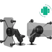 RAM Mount Roterende X-Grip grote telefoonhouder met flexibele zelfklevende basis RAP-B-378-UN10RU