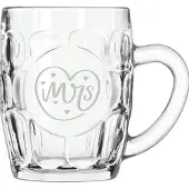 Libbey Gegraveerde bierpul 55cl Mrs. In hartje